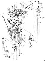 Выхлопная труба 4-Х ТАКТНОГО ПЛМ MERCURY 80 Серийный номер от 1B227000 до 1B366822