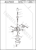 Карбюратор 2-Х ТАКТНОГО ПЛМ YAMABISI T2.6BMS