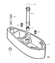 Дополнительные компоненты 2-х тактного ПЛМ MERCURY 40 M Серийный номер от 0T980000 до 0T999999