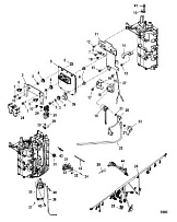 Электрические компоненты(USA-1B227000/Bel-0P401000 и выше) 4-Х ТАКТНОГО ПЛМ MERCURY 50 Серийный номер от 0T409000 до 1B344306