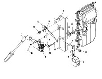 Катушка зажигания, S/N-USA-0T979999/BEL-0P325499 и ниже 4-Х ТАКТНОГО ПЛМ MERCURY 30 Серийный номер от 0P153500 до 0P400999