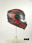 Шлем интеграл HETOSHI FF938 double visor Цв.Черно-красный Матовый р.S