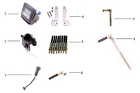 Кузовные элементы, пластик снегохода IRBIS Dingo T125 (часть 5)