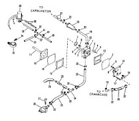 Топливный насос (черный) 2-Х ТАКТНОГО ПЛМ MERCURY 60 Серийный номер от 0D000750 до 0G290584