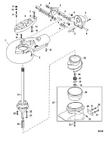 Жиклер 2-х тактного ПЛМ MERCURY Jet 25 Серийный номер от 0N088578 и выше