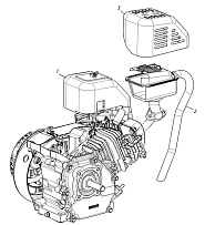 Система выпуска снегохода ТАЙГА РМ РЫСЬ