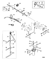 Топливный насос 2-Х ТАКТНОГО ПЛМ MERCURY 75 Серийный номер от 0T980000 до 0T999999