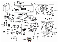 Электрооборудование СКУТЕРА STELS SKIF 50