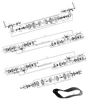 Движитель М10200400 снегохода СММ РЫБИНКА-04