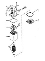 Электродвигатель 2-Х ТАКТНОГО ПЛМ MERCURY 75 Серийный номер от 0C222000 до 0D283221