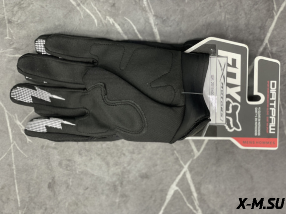 Перчатки взрослые FOX XD2-1 цв. Черно-белый  р. S