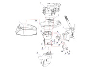 Узлы в сборе 2-х тактного ПЛМ MARLIN 15F