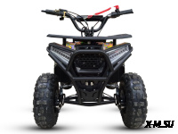 Детский бензиновый квадроцикл MOTAX GRIZLIK MIDI PS BW  с Механическим стартером