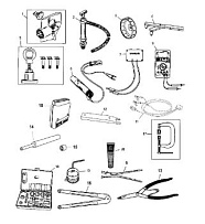 Инструменты (Часть 1) 4-Х ТАКТНОГО ПЛМ MERCURY 30 Серийный номер от 1C109093 и выше