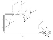 Coastal Flush Kit, Outboard 4-Х ТАКТНОГО ПЛМ MERCURY 100 Серийный номер от 1B366823 и выше