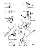 Стартер, выпрямитель и жгут проводов (только электрический) 2-х тактного ПЛМ MERCURY 40 M Серийный номер от 9251456 и выше