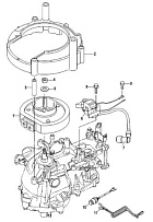 Карбюратор, Serial # 0R318095 и ниже 4-Х ТАКТНОГО ПЛМ MERCURY 3.5 Серийный номер от 0R131842 и выше