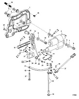 Компоненты ручки переключения передач 4-Х ТАКТНОГО ПЛМ MERCURY 135 Серийный номер от 1B517159 и выше