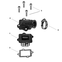 Лепестковый клапан КВАДРОЦИКЛА STELS ATV 50 C
