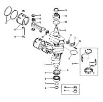 Коленвал, поршни и шатуны (#638-8532--1) 2-Х ТАКТНОГО ПЛМ MERCURY 90 Серийный номер от 0B240451 до 0C221999