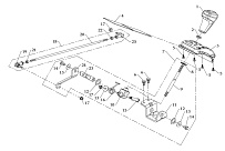 Механизм переключения передач (Часть 1) КВАДРОЦИКЛА STELS ATV 700 GT1