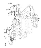 Компоненты зажигания 4-Х ТАКТНОГО ПЛМ MERCURY 115 Серийный номер от 10T801000 до 1B226999