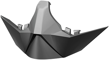 Носовой дефлектор Hustle MX BLACK