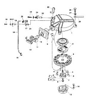 Ручной стартер 4-Х ТАКТНОГО ПЛМ MERCURY 4 Серийный номер от 0P073456 до 0P400999
