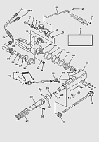 Румпель 2-Х ТАКТНОГО ПЛМ YAMABISI T40BWS