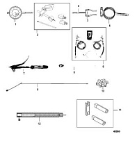 Инструменты (Часть 1)  4-Х ТАКТНОГО ПЛМ MERCURY 135 Серийный номер от 1B517159 и выше