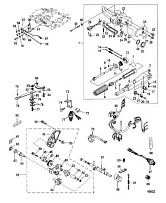 Комплект для преобразования рукоятки румпеля, электрика - 8M0051062 4-Х ТАКТНОГО ПЛМ MERCURY 30 Серийный номер от 0R106999 и выше