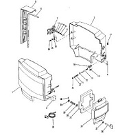 Капот и передняя крышка 2-Х ТАКТНОГО ПЛМ MERCURY 60 Серийный номер от 9469200 до 9683054