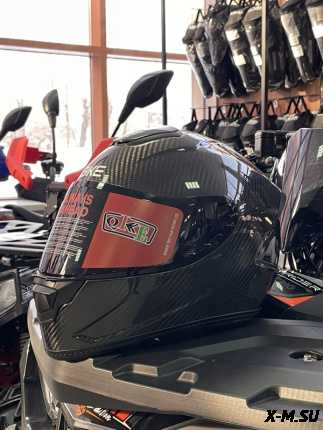 Шлем интеграл HETOSHI DOT CARBON FIBER XD1-472 цв.Черный р. XL