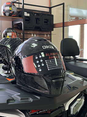 Шлем интеграл HETOSHI QIKE CARBON FIBER XD1-474 цв.Черный р. L