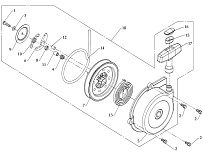 Ручной стартер КВАДРОЦИКЛА STELS ATV 700 GT 2012