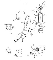 Стартер, соленоид и выпрямитель 2-Х ТАКТНОГО ПЛМ MERCURY 60 Серийный номер от 9469200 до 9683054