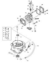 Блок цилиндров 4-Х ТАКТНОГО ПЛМ MERCURY 4 Серийный номер от 0P401000 и выше