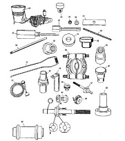 Инструменты (Часть 2) 4-Х ТАКТНОГО ПЛМ MERCURY 30 Серийный номер от 0T409000 до 1B226999