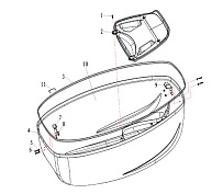 Колпак 2-Х ТАКТНОГО ПЛМ PARSUN T40FWL