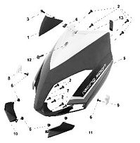 Облицовка фары СКУТЕРА STELS VORTEX 50