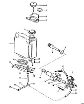 Компоненты закчки масла 2-Х ТАКТНОГО ПЛМ MERCURY 75 Серийный номер от 0C222000 до 0D283221