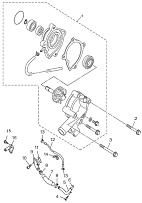 Водяной насос КВАДРОЦИКЛА STELS UTV 500 H