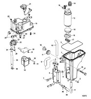 Паросепаратор(USA-1B036614/BEL-0P340242 и выше) 4-Х ТАКТНОГО ПЛМ MERCURY 60 Серийный номер от 0P153500 до 0P400999
