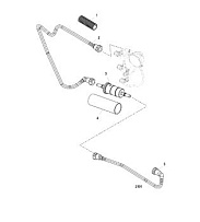 Топливные линии 4-Х ТАКТНОГО ПЛМ MERCURY 50 Серийный номер от 0P401000 до 0P515896