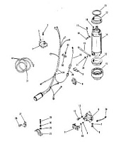 Стартер, соленоид и выпрямитель 2-Х ТАКТНОГО ПЛМ MERCURY 60 Серийный номер от 0A721308 и выше