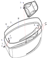 Колпак 2-х тактного ПЛМ MARLIN 30F