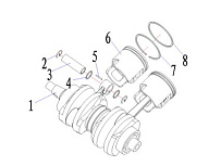 Поршневая 2-Х ТАКТНОГО ПЛМ PARSUN T40FWL