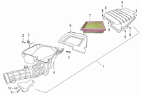 Воздушный фильтр МОТОЦИКЛА Racer RC200CK/RC250CK Nitro