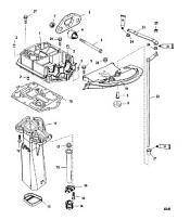 Выхлопная труба 2-Х ТАКТНОГО ПЛМ MERCURY 90 Серийный номер от 0P325500 и выше