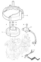 Чашка маховика, Serial # 0R318096 и выше 4-Х ТАКТНОГО ПЛМ MERCURY 2.5 Серийный номер от 0R131842 и выше